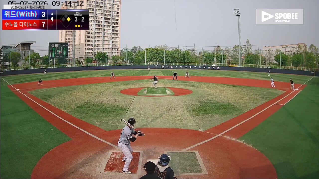 박중훈(54번, 위드(With)) 실책 클립 | vs 수노을 다이노스 | 5/2 (소망야구장)