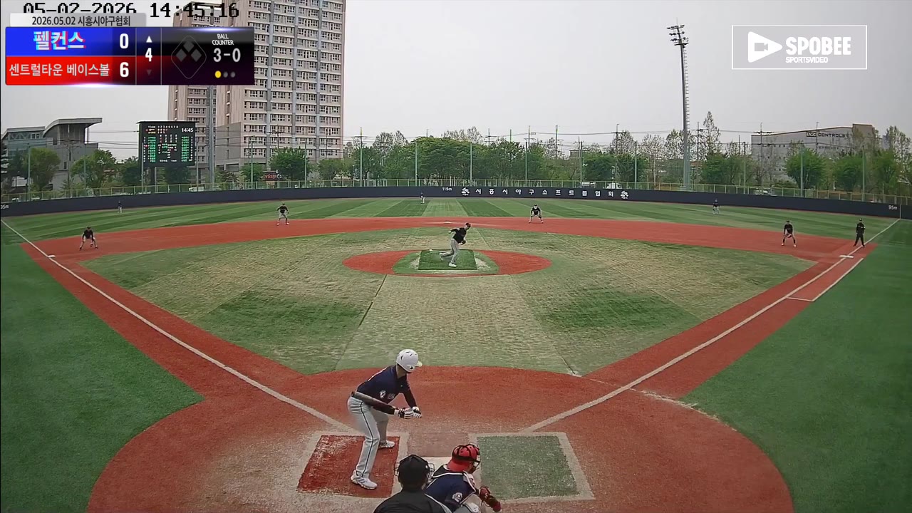 김공달(61번, 펠컨스) 볼넷 클립 | vs 센트럴타운 베이스볼 | 5/2 (소망야구장)