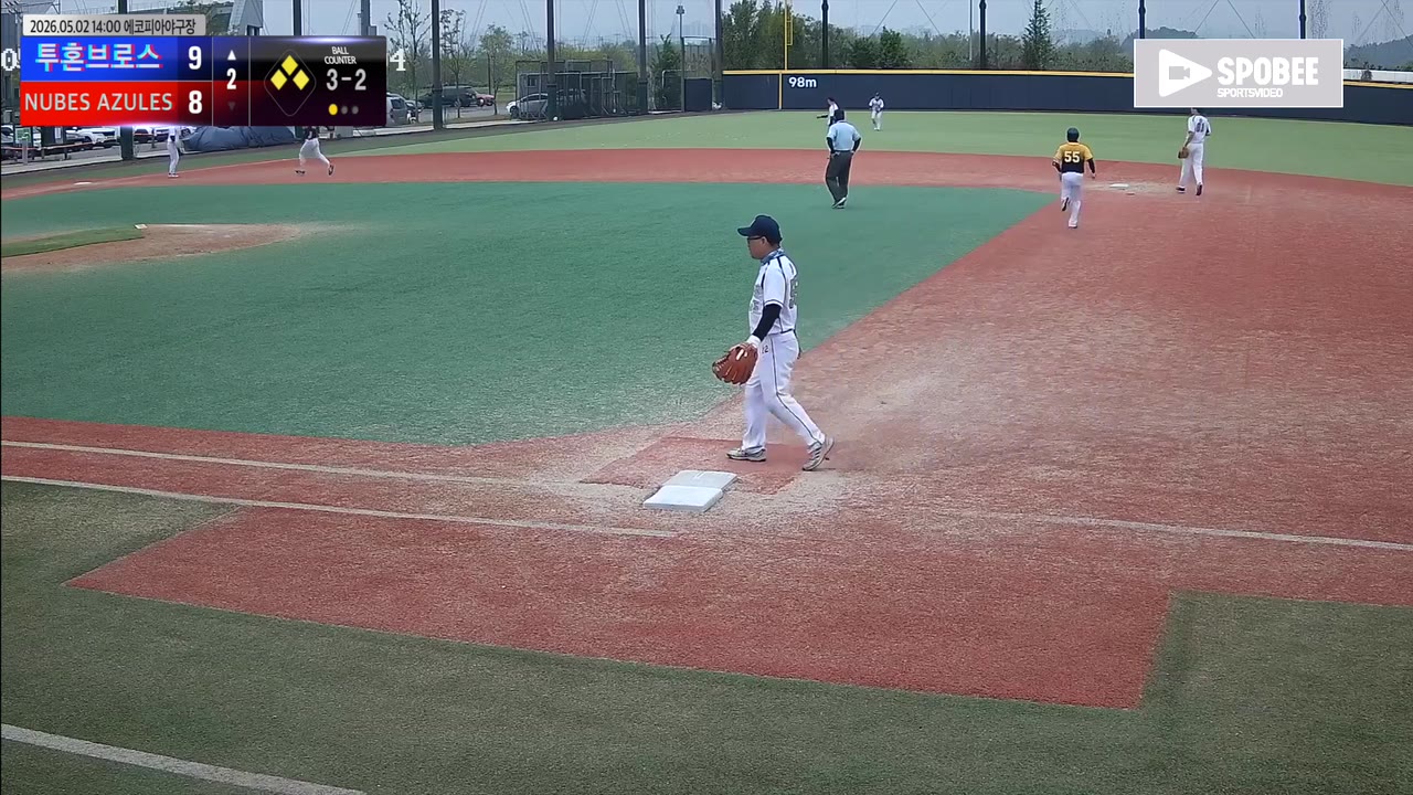 고재운(25번, 투혼브로스) 1루타 클립 | vs NUBES AZULES | 5/2 (에코피아야구장)