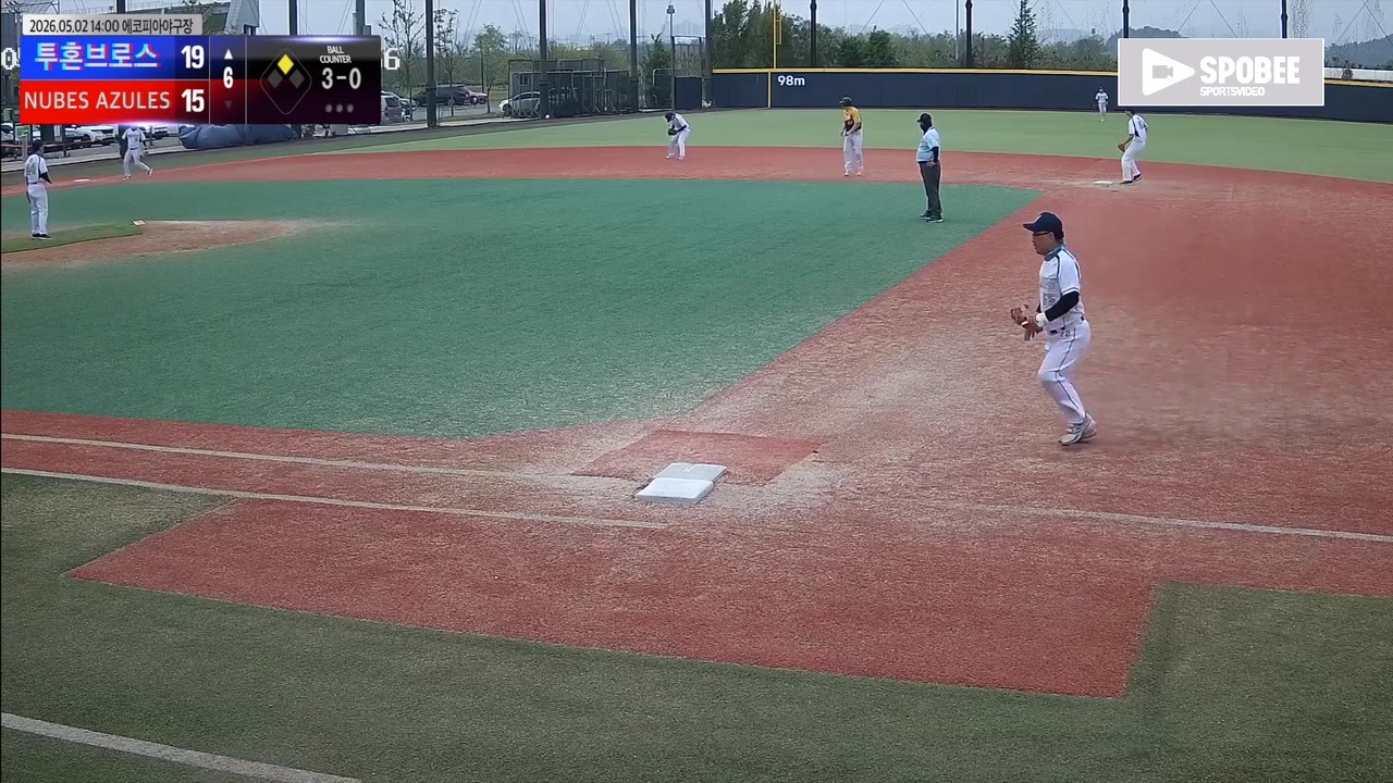 김기한(49번, 투혼브로스) 실책 클립 | vs NUBES AZULES | 5/2 (에코피아야구장)