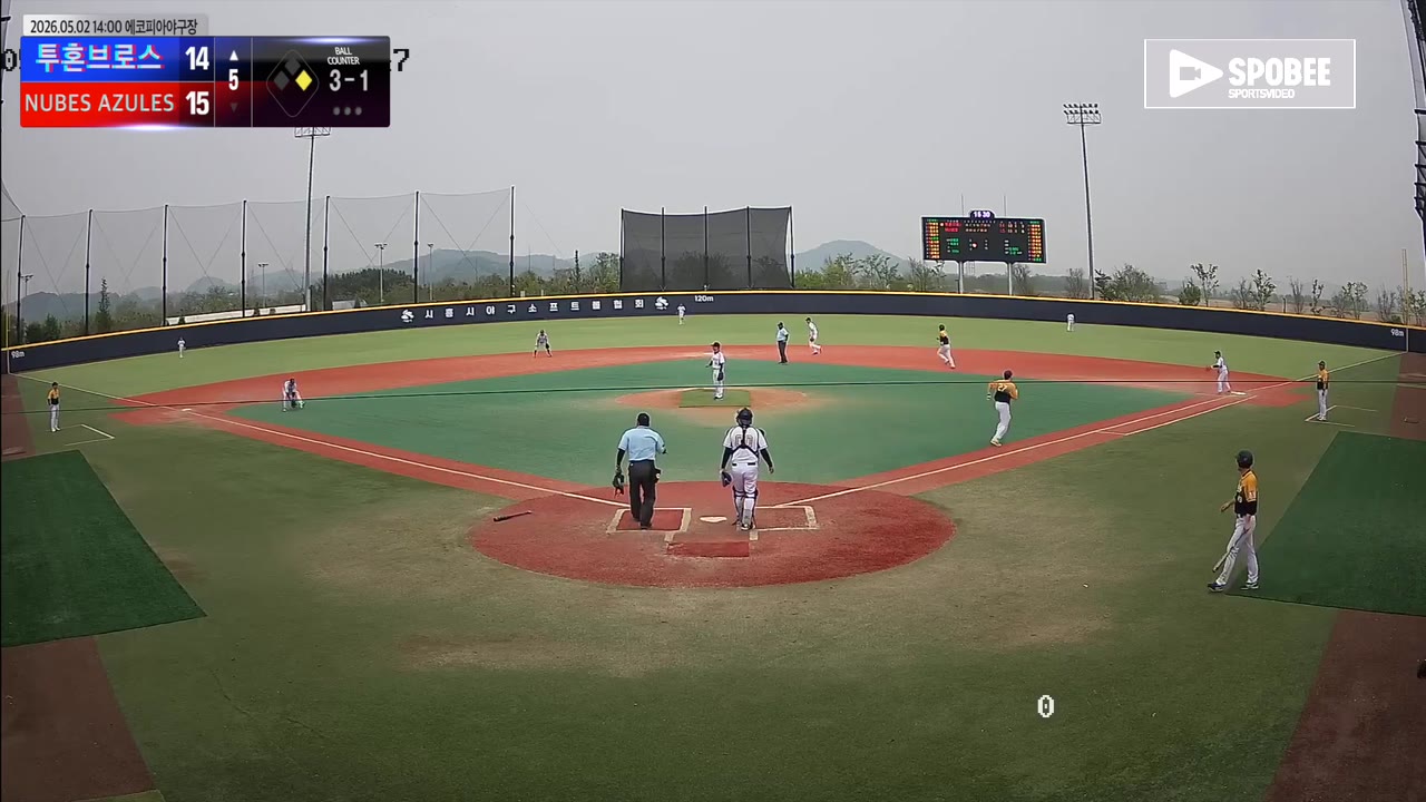 송현일(27번, 투혼브로스) 실책 클립 | vs NUBES AZULES | 5/2 (에코피아야구장)