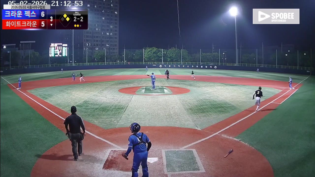 전상훈(3번, 화이트크라운) 실책 클립 | vs 크라운 젝스 | 5/2 (소망야구장)
