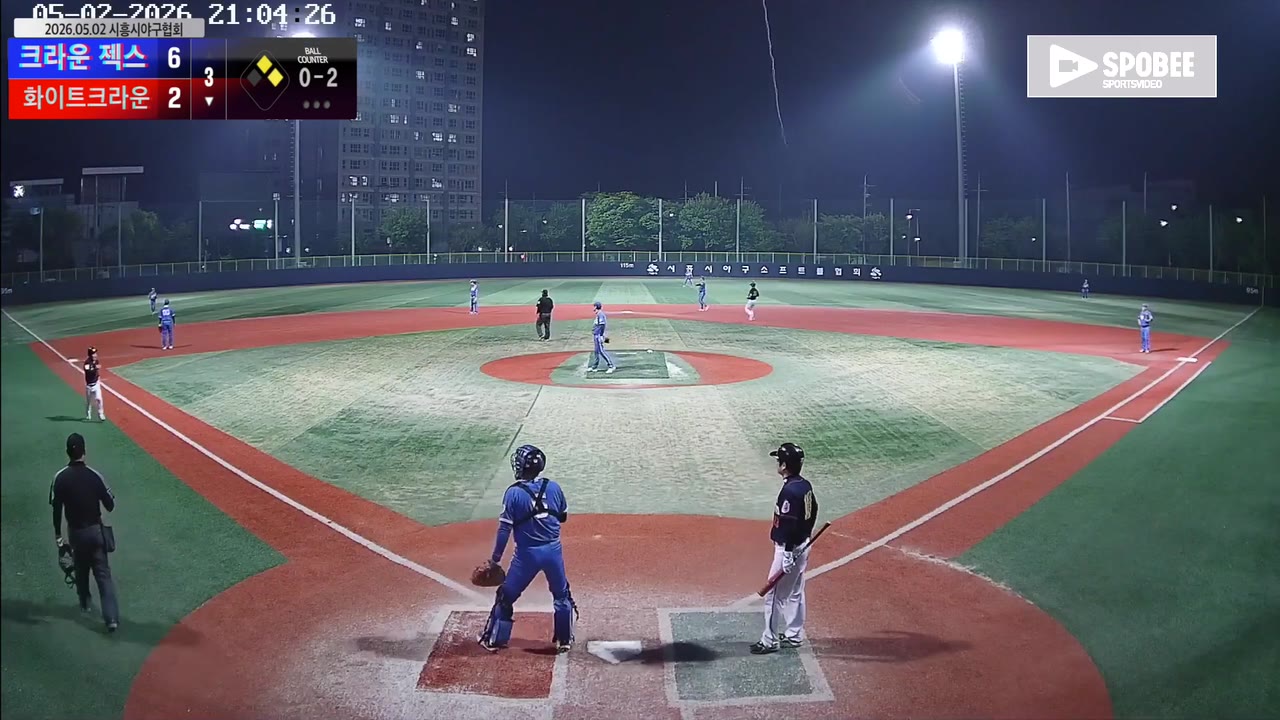 이규진(13번, 화이트크라운) 볼넷 클립 | vs 크라운 젝스 | 5/2 (소망야구장)