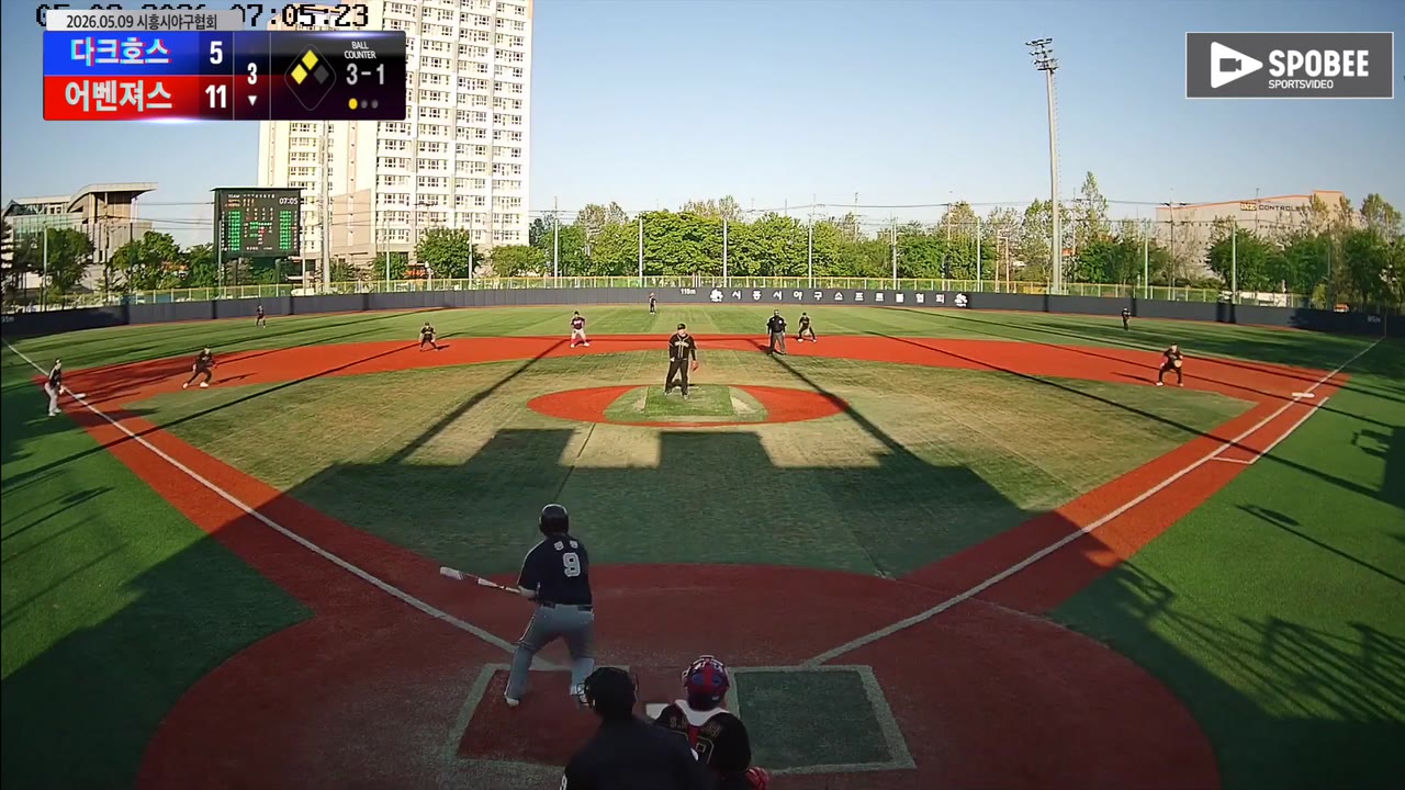 김도균(9번, 어벤져스) 실책 클립 | vs 다크호스 | 5/9 (소망야구장)