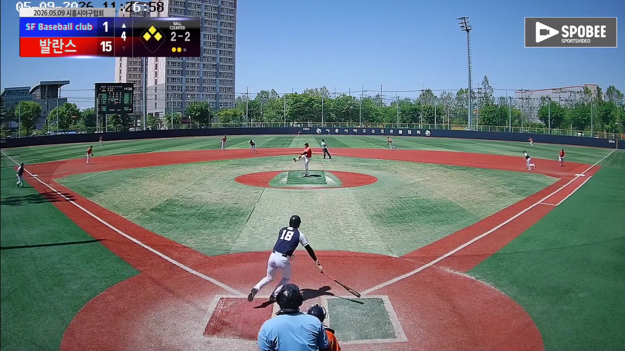 SF Baseball club 주요 플레이 모음 | vs 발란스 | 5/9 (소망야구장)