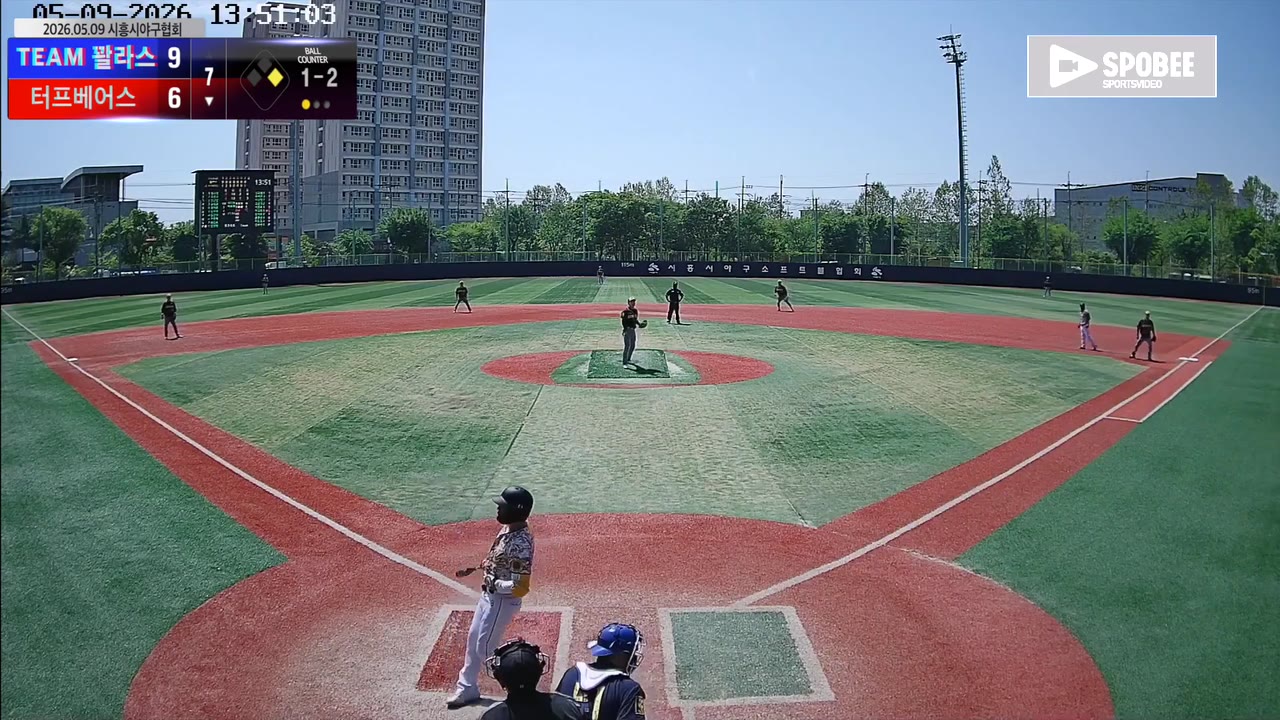 이정록(8번, 터프베어스) 사구 클립 | vs TEAM 꽐라스 | 5/9 (소망야구장)