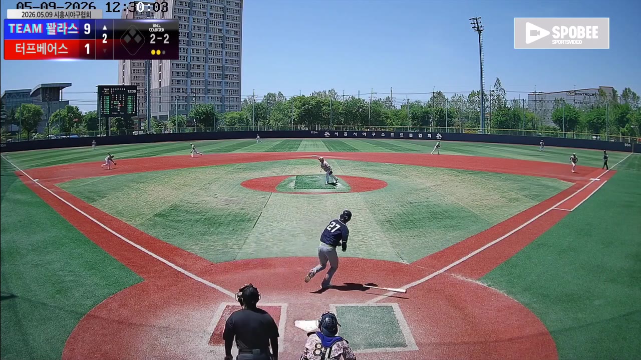 최규홍(27번, TEAM 꽐라스) 1루타 클립 | vs 터프베어스 | 5/9 (소망야구장)