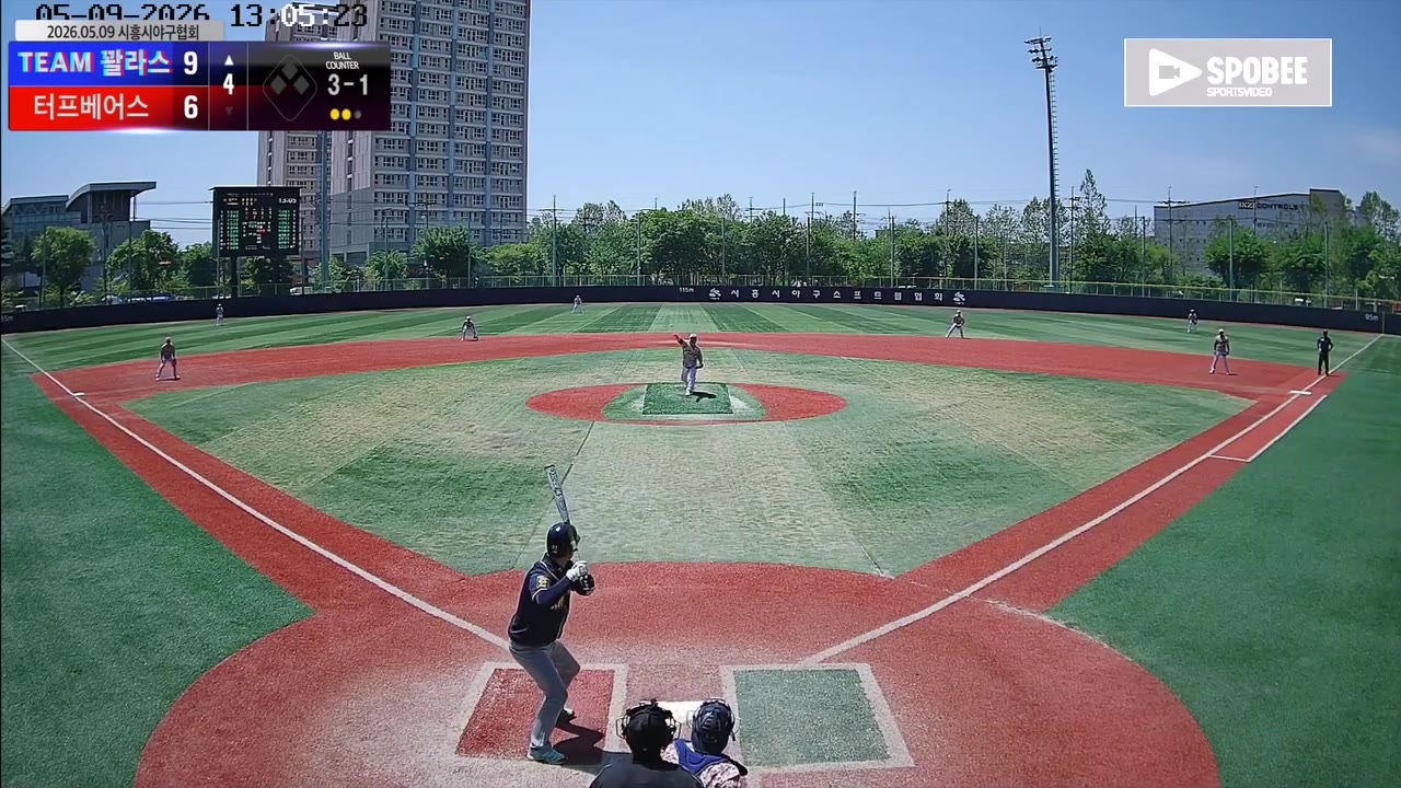 최규홍(27번, TEAM 꽐라스) 사구 클립 | vs 터프베어스 | 5/9 (소망야구장)