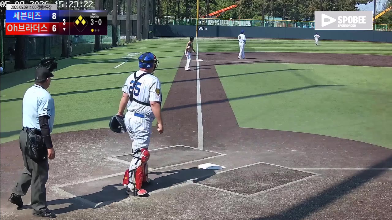 권택민(49번, Oh브라더스) 2루타 클립 | vs 세븐티즈 | 5/9 (정왕야구장)
