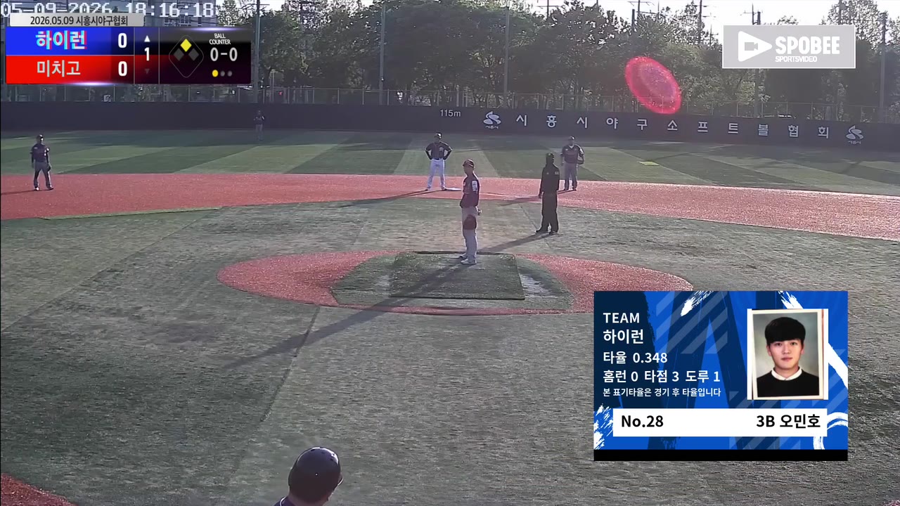하이런, 미치고 추격 뿌리치고 12-5 승리