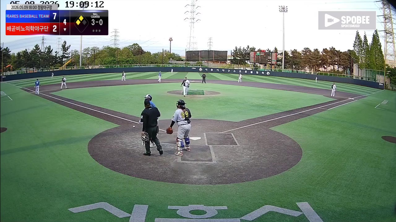 유인학(0번, 배곧비뇨의학야구단) 사구 클립 | vs ARES BASEBALL TEAM(ASURA) | 5/9 (정왕야구장)