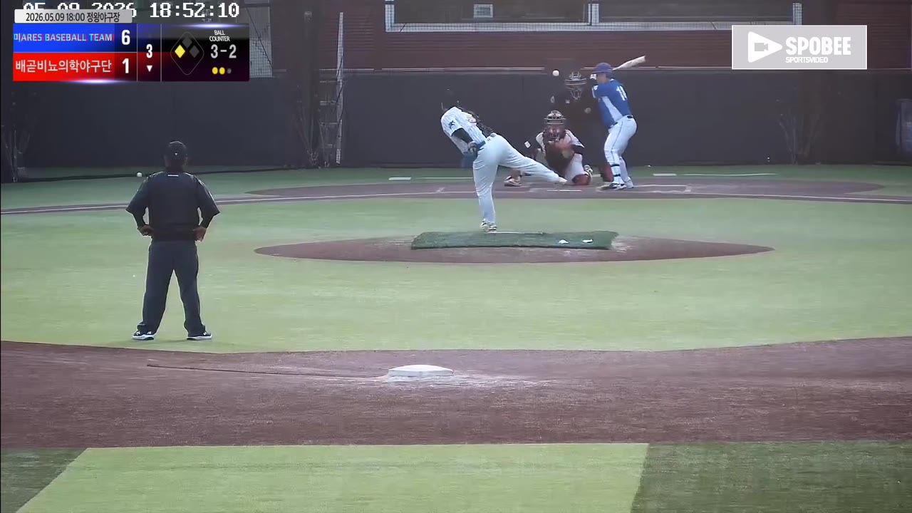 신호진(14번, 배곧비뇨의학야구단) 1루타 클립 | vs ARES BASEBALL TEAM(ASURA) | 5/9 (정왕야구장)