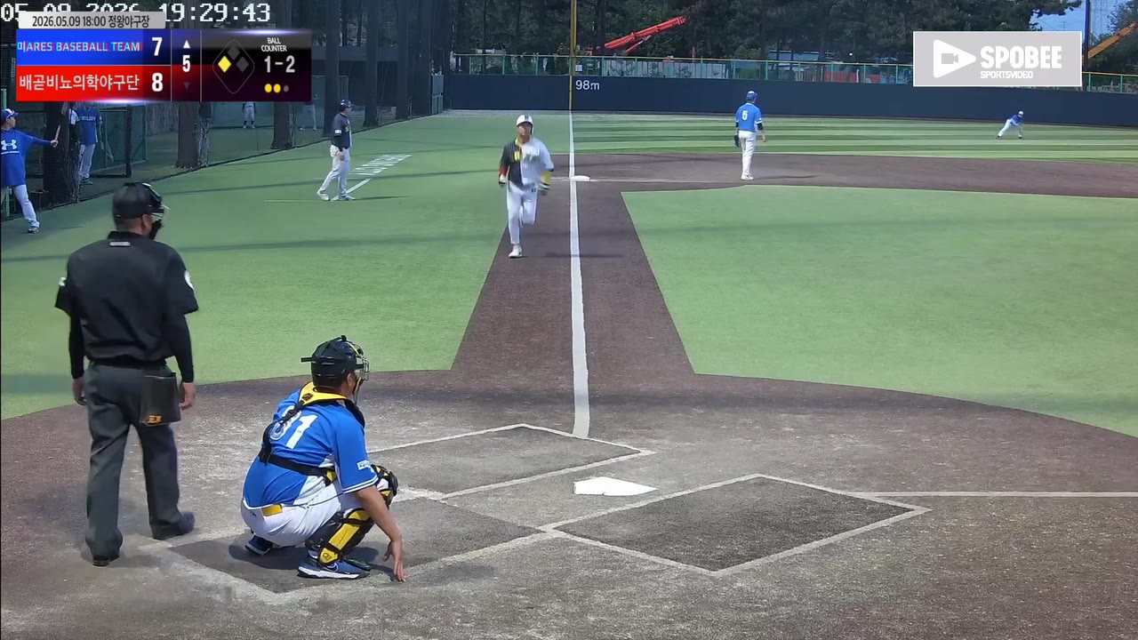 양승현(15번, ARES BASEBALL TEAM(ASURA)) 1루타 클립 | vs 배곧비뇨의학야구단 | 5/9 (정왕야구장)