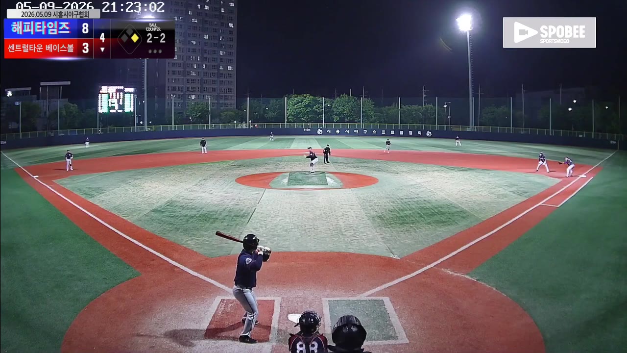 정형재(51번, 센트럴타운 베이스볼) 사구 클립 | vs 해피타임즈 | 5/9 (소망야구장)
