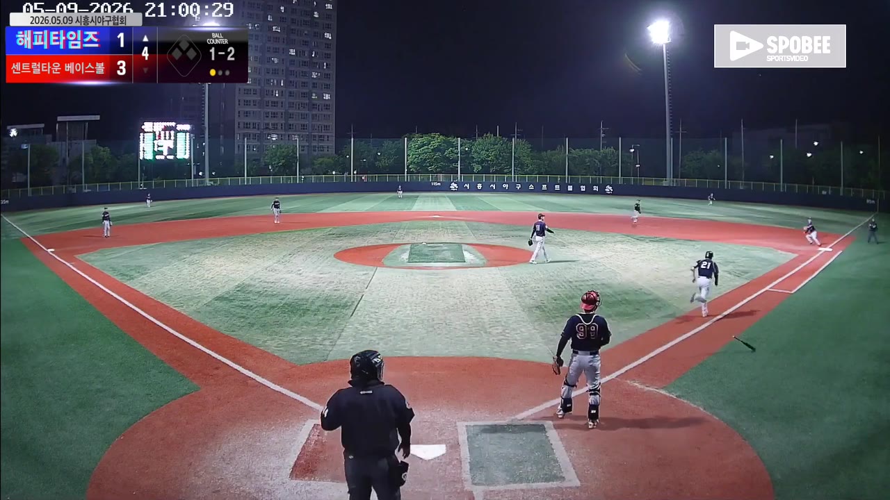 설정우(21번, 해피타임즈) 낫아웃 클립 | vs 센트럴타운 베이스볼 | 5/9 (소망야구장)