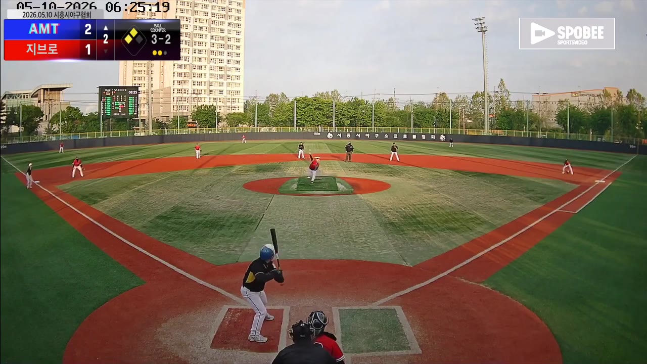 신석현(15번, AMT) 볼넷 클립 | vs 지브로 | 5/10 (소망야구장)