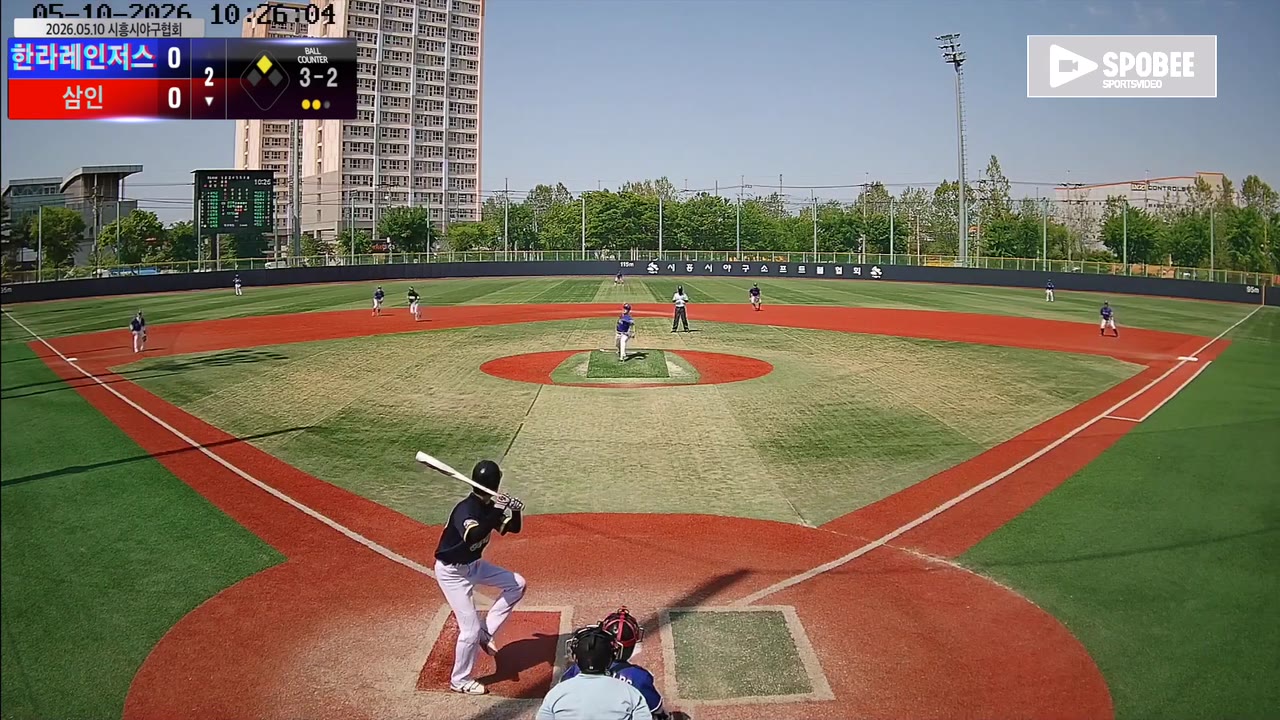 이창효(57번, 삼인) 볼넷 클립 | vs 한라레인저스 | 5/10 (소망야구장)