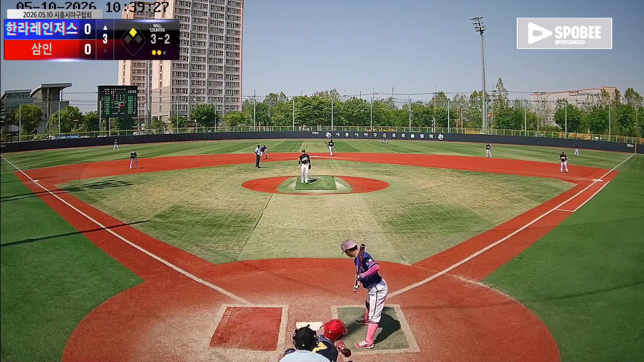 이승국(89번, 한라레인저스) 볼넷 클립 | vs 삼인 | 5/10 (소망야구장)