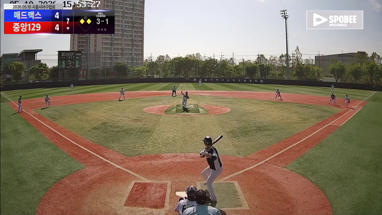 김정훈(99번, 중앙129) 1루타 클립 | vs 매드맥스 | 5/10 (소망야구장)