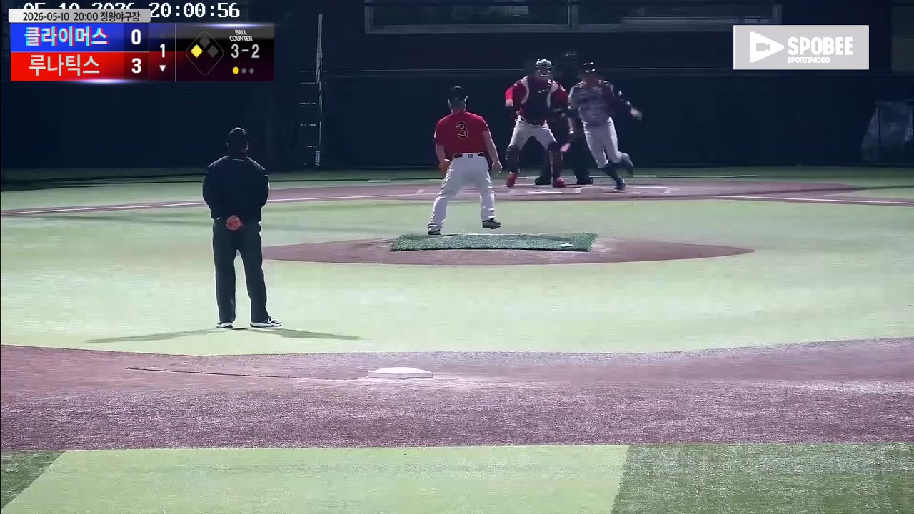 이상혁(13번, 루나틱스) 1루타 클립 | vs 클라이머스 | 5/10 (정왕야구장)