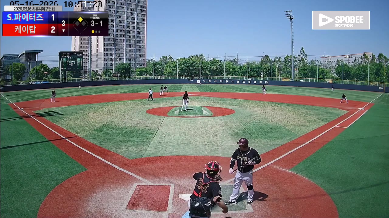 김영기(99번, 케이탑) 볼넷 클립 | vs S.파이터즈 | 5/16 (소망야구장)