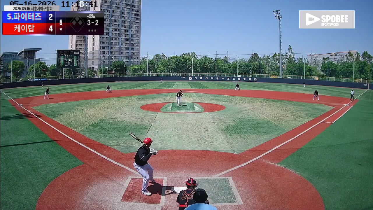 박선호(19번, 케이탑) 2루타 클립 | vs S.파이터즈 | 5/16 (소망야구장)