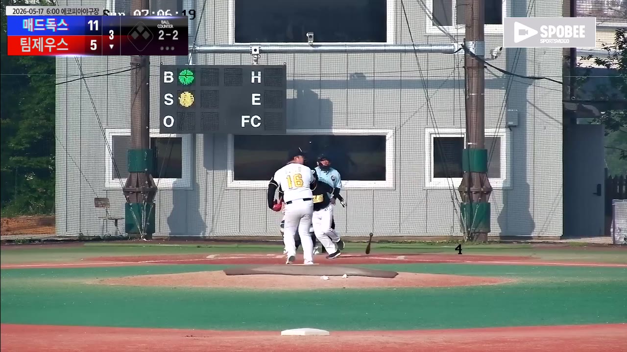 박지원(41번, 팀제우스) 1루타 클립 | vs 매드독스 | 5/17 (에코피아야구장)