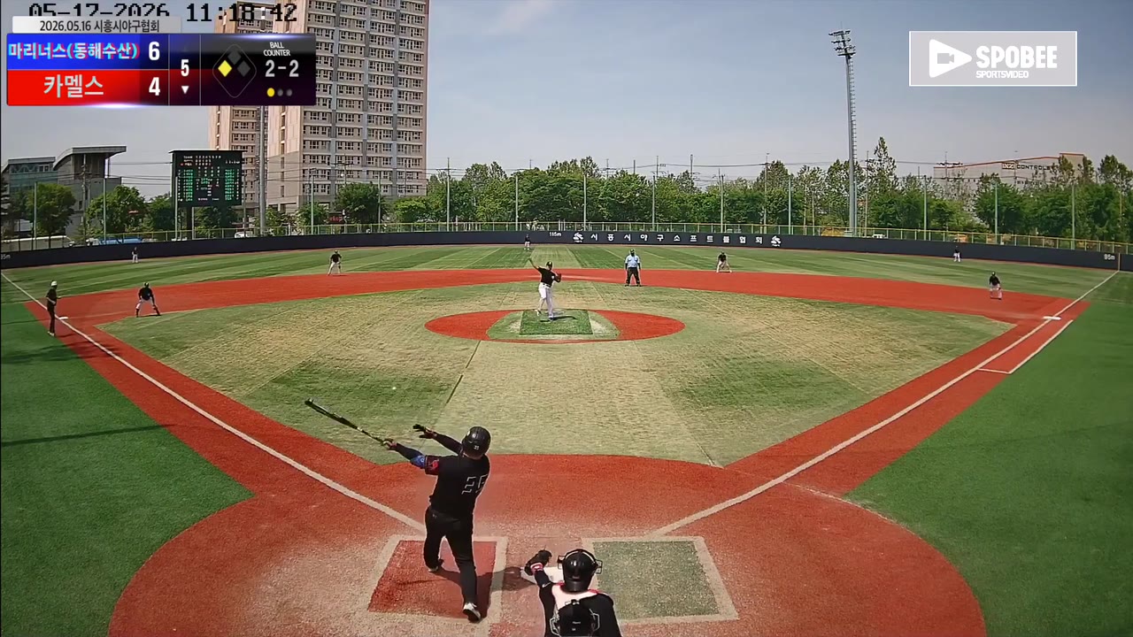 김동기(35번, 카멜스) 실책 클립 | vs 마리너스(동해수산) | 5/17 (소망야구장)