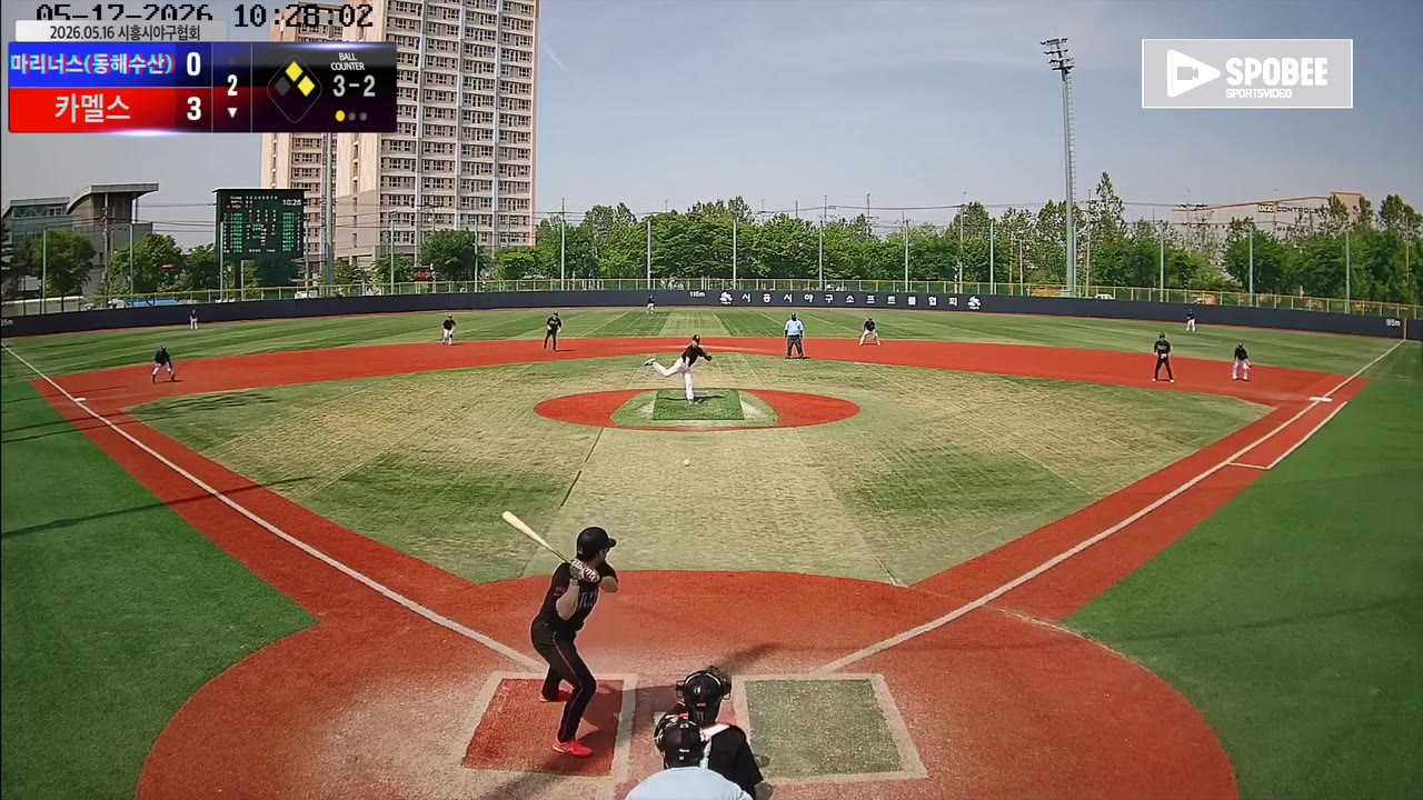홍준표(20번, 카멜스) 1루타 클립 | vs 마리너스(동해수산) | 5/17 (소망야구장)