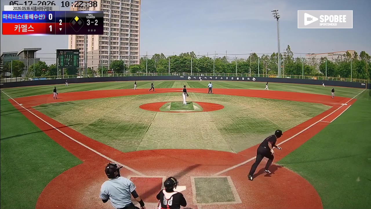 이명훈(10번, 카멜스) 2루타 클립 | vs 마리너스(동해수산) | 5/17 (소망야구장)