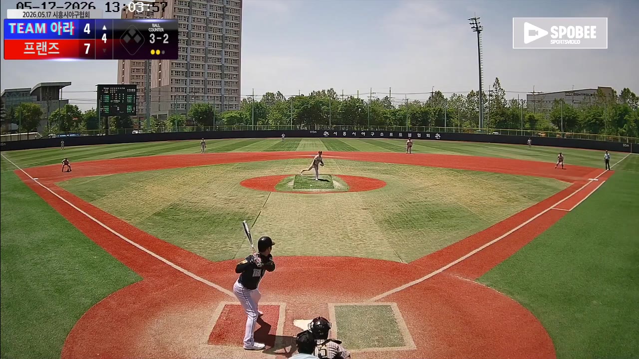 이원중(0번, TEAM 아라) 1루타 클립 | vs 프랜즈 | 5/17 (소망야구장)