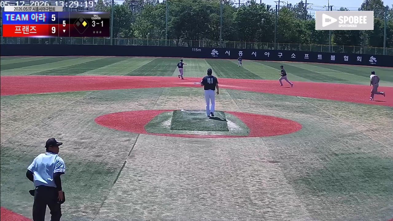 강구민(8번, 프랜즈) 1루타 클립 | vs TEAM 아라 | 5/17 (소망야구장)