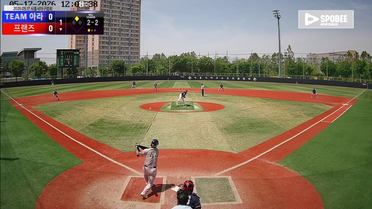 김주연(44번, 프랜즈) 실책 클립 | vs TEAM 아라 | 5/17 (소망야구장)