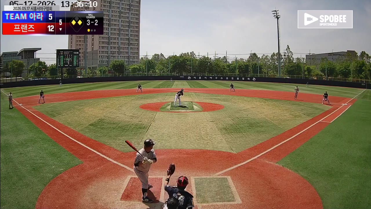 김관수(59번, 프랜즈) 볼넷 클립 | vs TEAM 아라 | 5/17 (소망야구장)