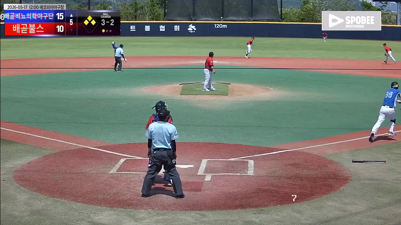 봉성용(86번, 배곧비뇨의학야구단) 1루타 클립 | vs 배곧불스 | 5/17 (에코피아야구장)
