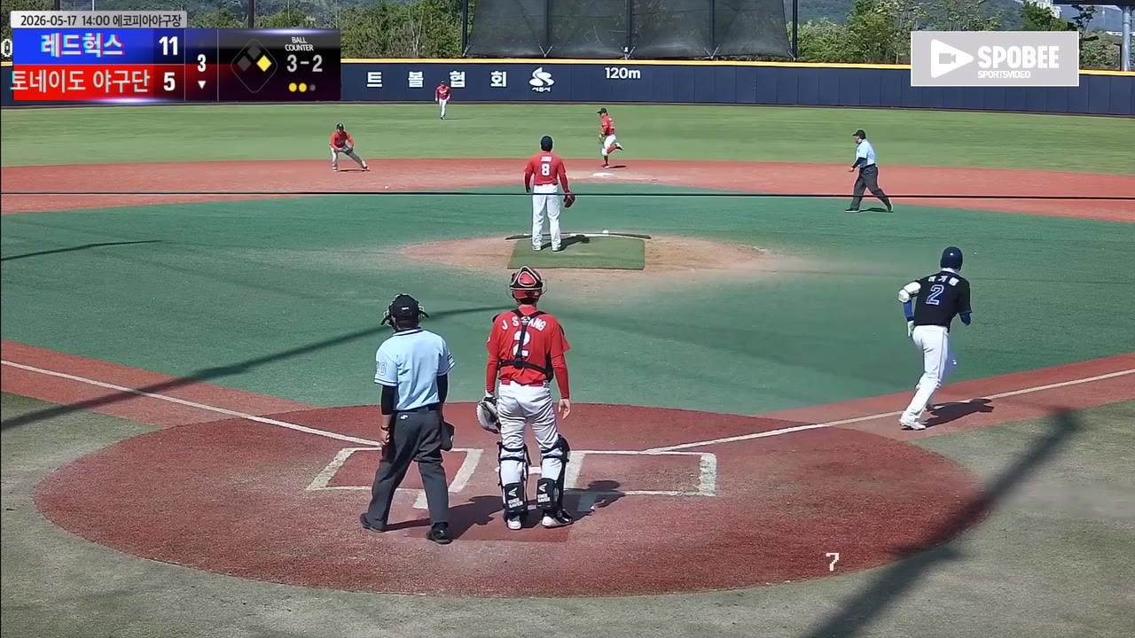 허기범(2번, 토네이도 야구단) 실책 클립 | vs 레드헉스 | 5/17 (에코피아야구장)
