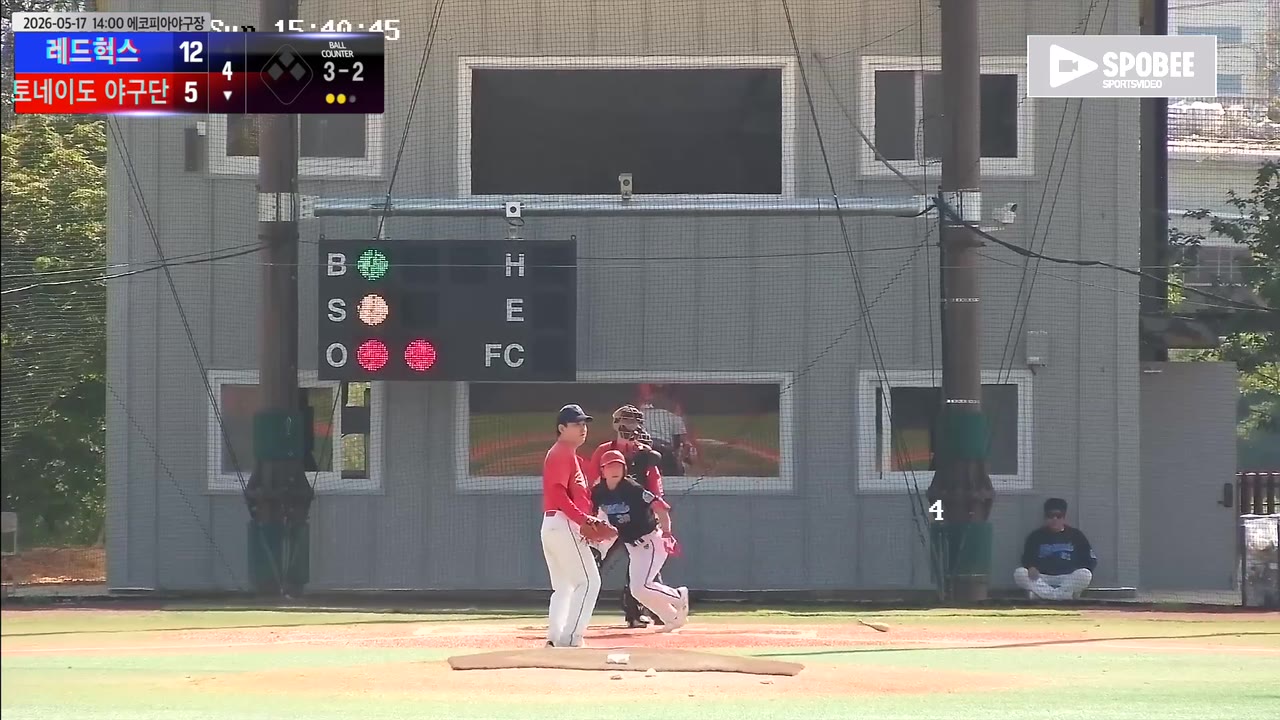 송비호(38번, 토네이도 야구단) 1루타 클립 | vs 레드헉스 | 5/17 (에코피아야구장)