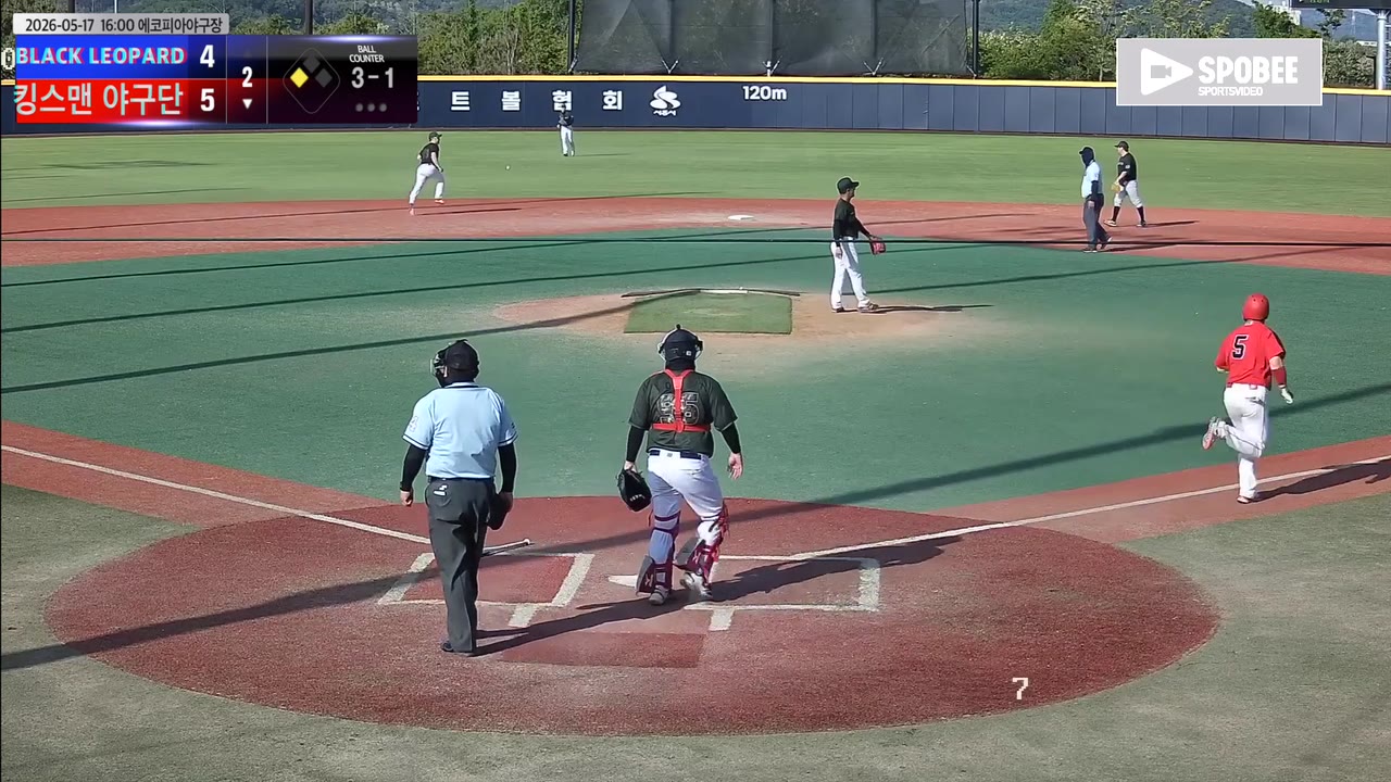장영호(5번, 킹스맨 야구단) 1루타 클립 | vs BLACK LEOPARD | 5/17 (에코피아야구장)
