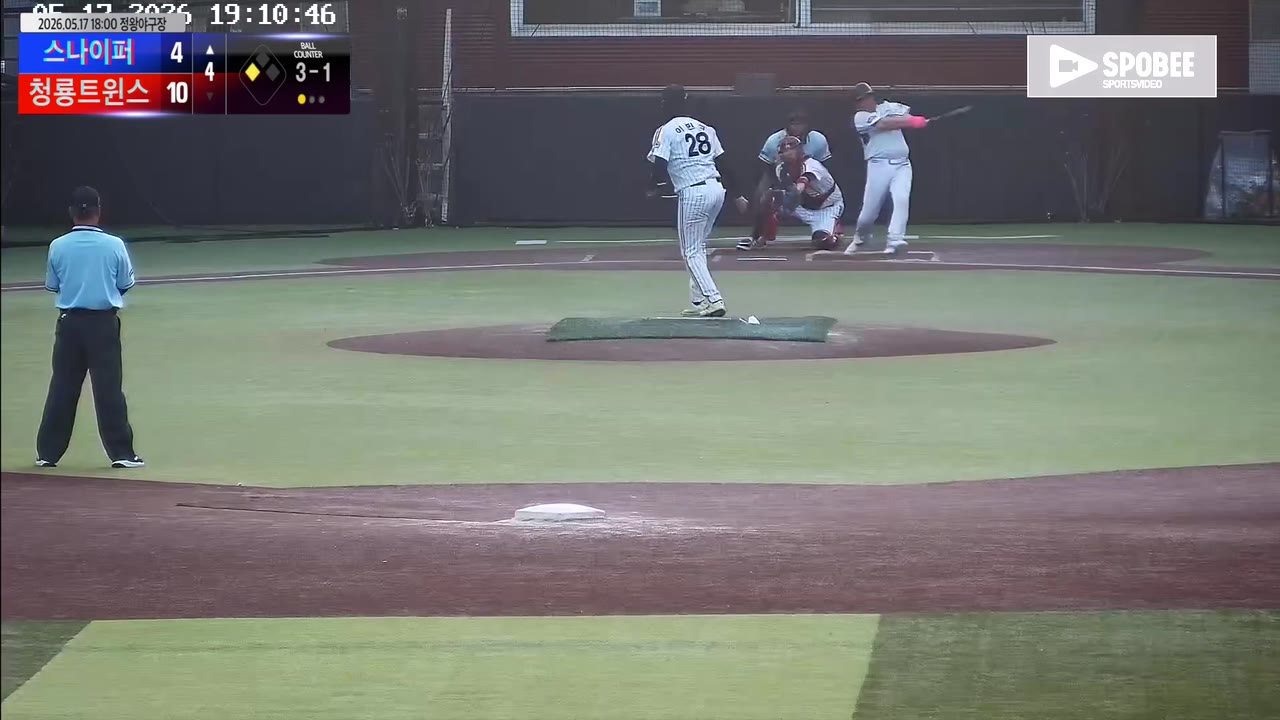권정석(49번, 스나이퍼) 희생플라이 클립 | vs 청룡트윈스 | 5/17 (정왕야구장)