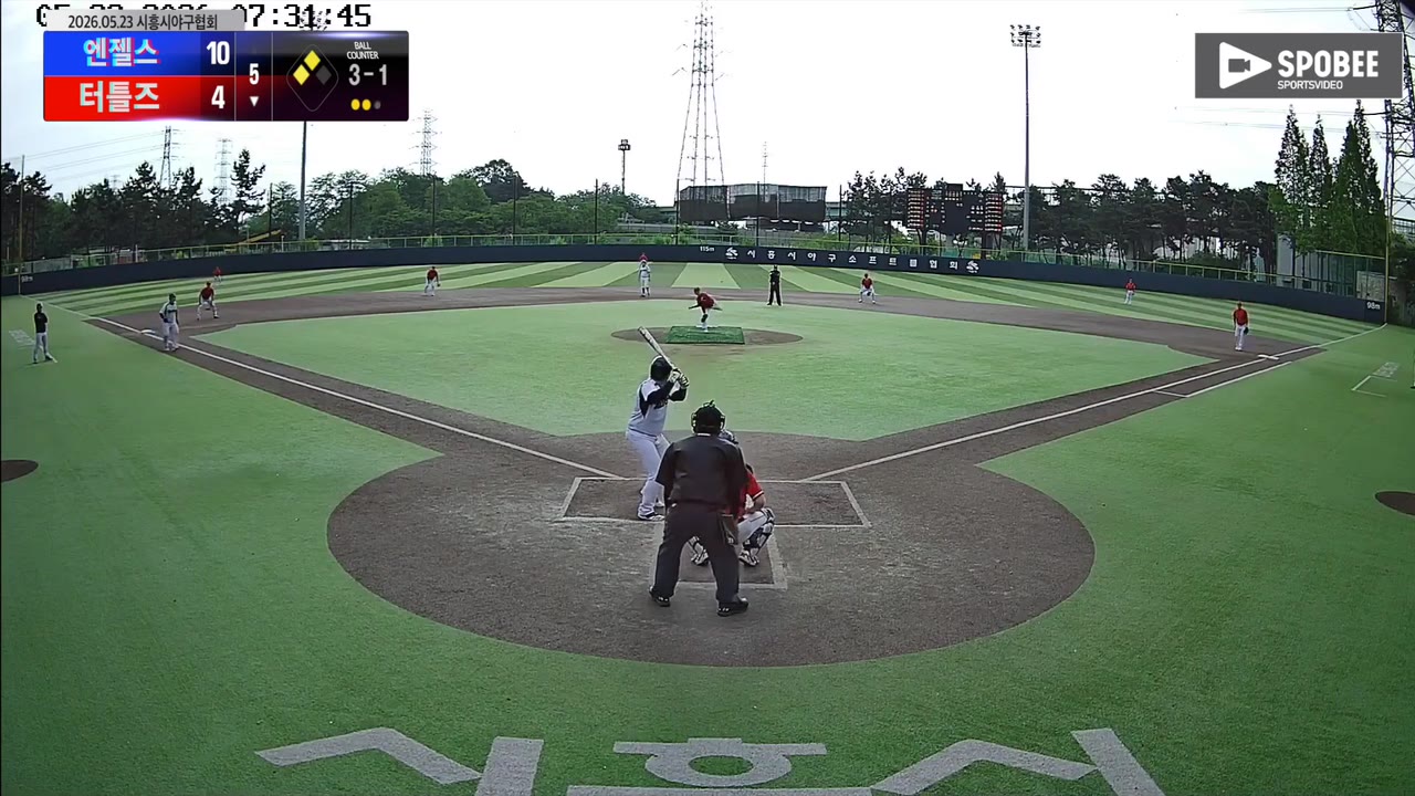 추승찬(53번, 터틀즈) 1루타 클립 | vs 엔젤스 | 5/23 (정왕야구장)