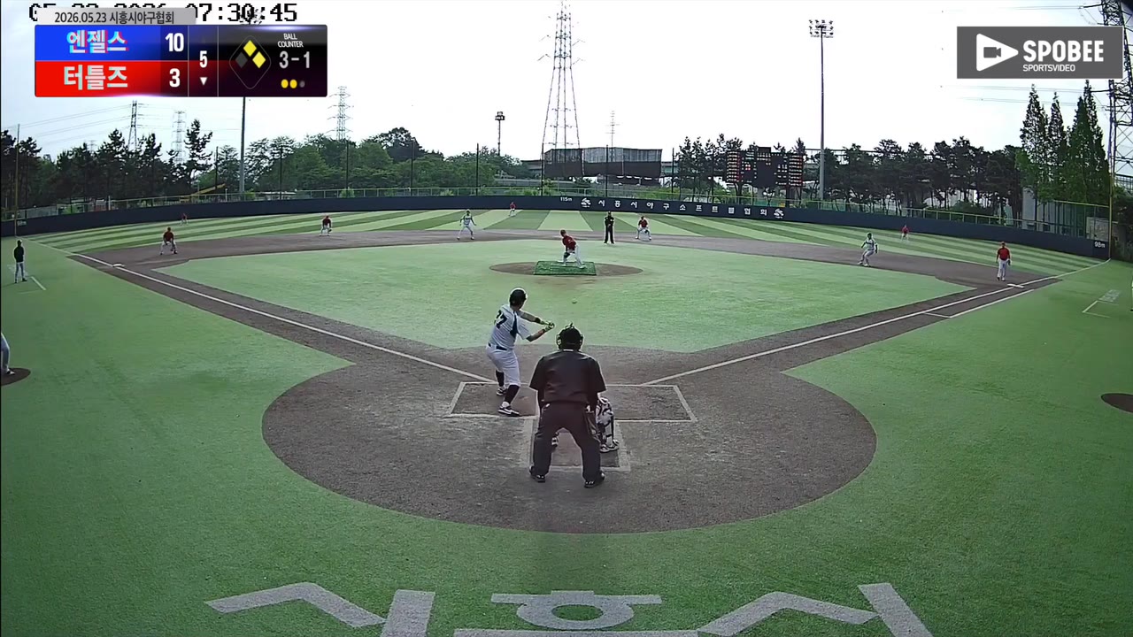 김상학(27번, 터틀즈) 실책 클립 | vs 엔젤스 | 5/23 (정왕야구장)