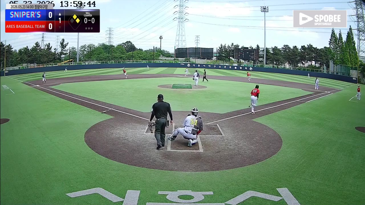 SNIPER'S, 5회 말 4점 추격 뚫고 ARES BASEBALL TEAM(ASURA)에 11-6 승리