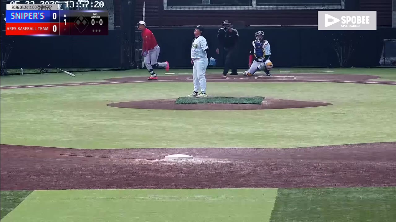 신두병(18번, SNIPER'S) 2루타 클립 | vs ARES BASEBALL TEAM(ASURA) | 5/23 (정왕야구장)