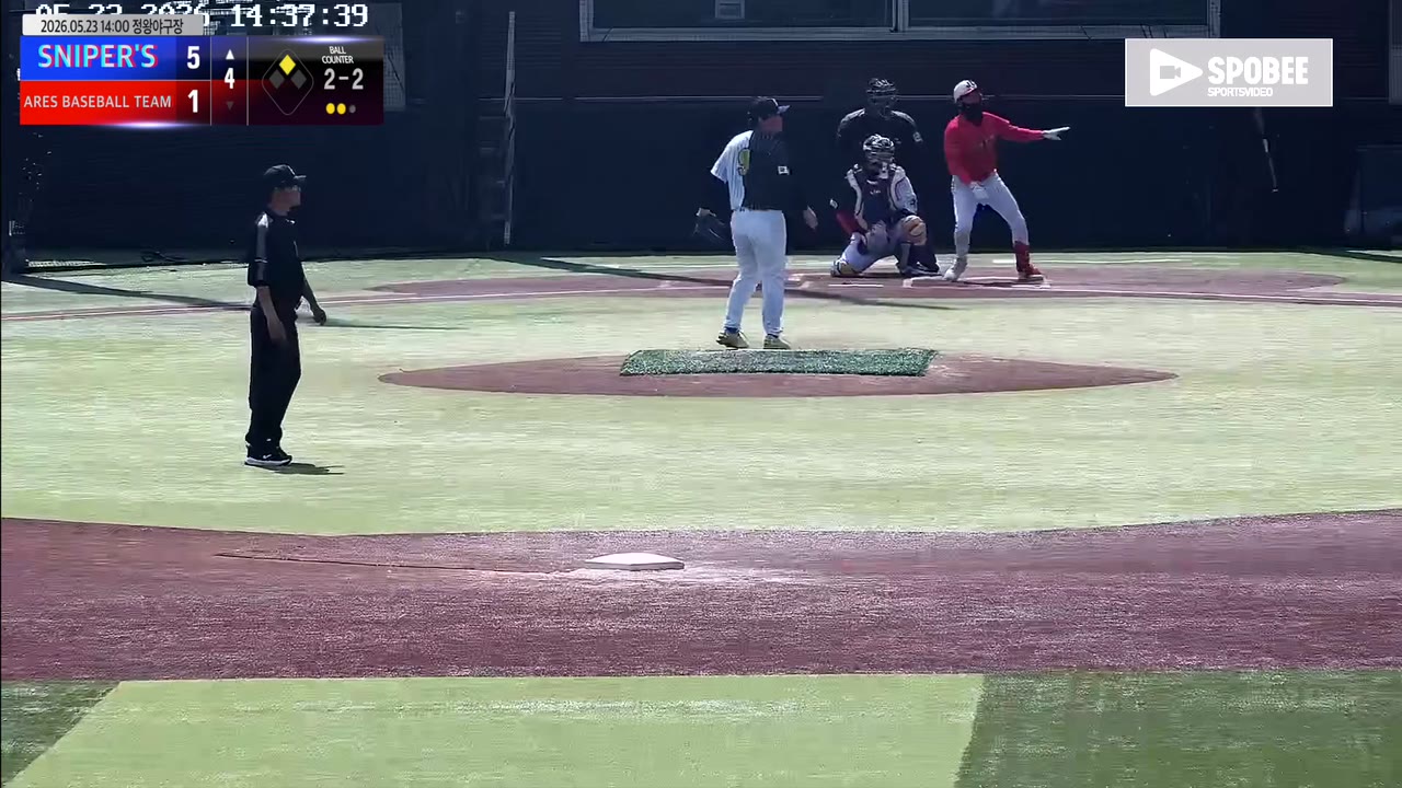 박동석(7번, SNIPER'S) 2루타 클립 | vs ARES BASEBALL TEAM(ASURA) | 5/23 (정왕야구장)