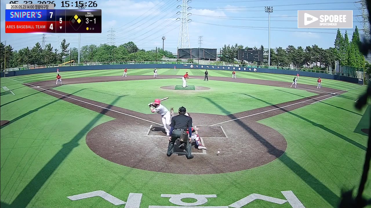 원시연(7번, ARES BASEBALL TEAM(ASURA)) 사구 클립 | vs SNIPER'S | 5/23 (정왕야구장)