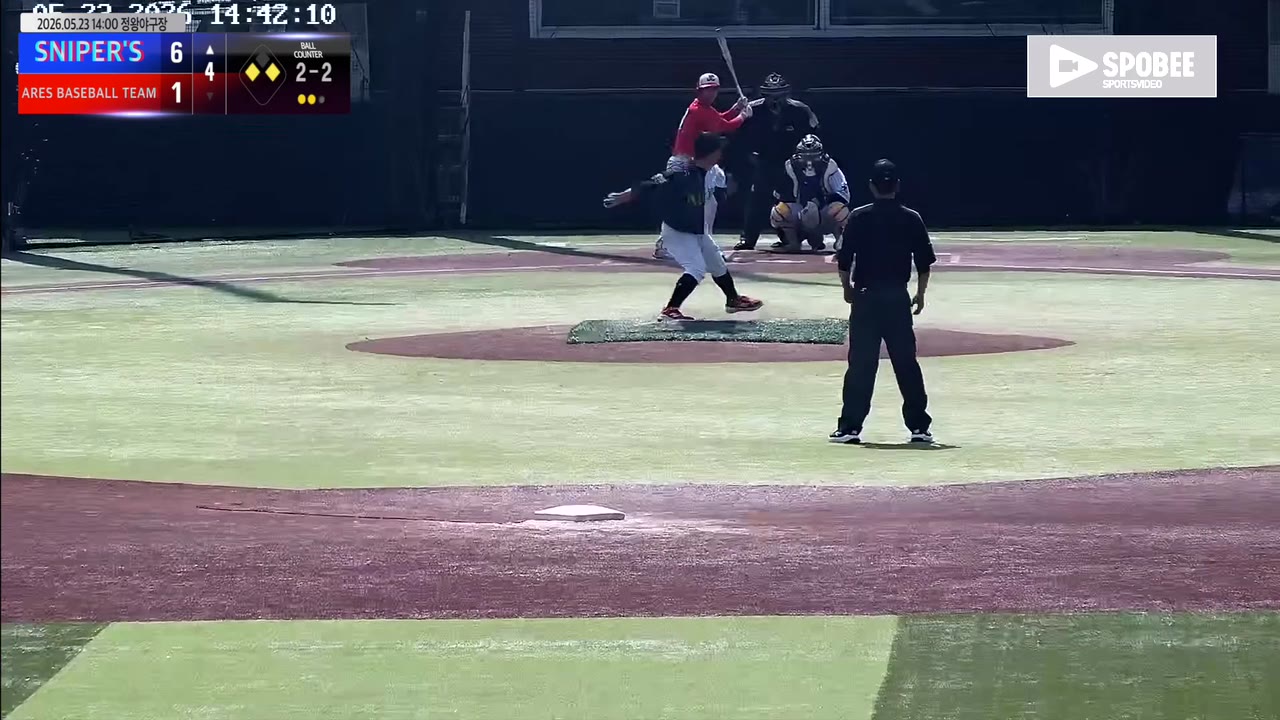 이영승(51번, SNIPER'S) 실책 클립 | vs ARES BASEBALL TEAM(ASURA) | 5/23 (정왕야구장)