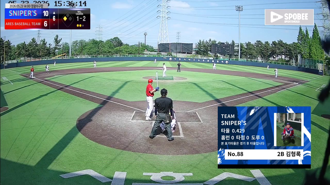 SNIPER'S 주요 플레이 모음 | vs ARES BASEBALL TEAM(ASURA) | 5/23 (정왕야구장)
