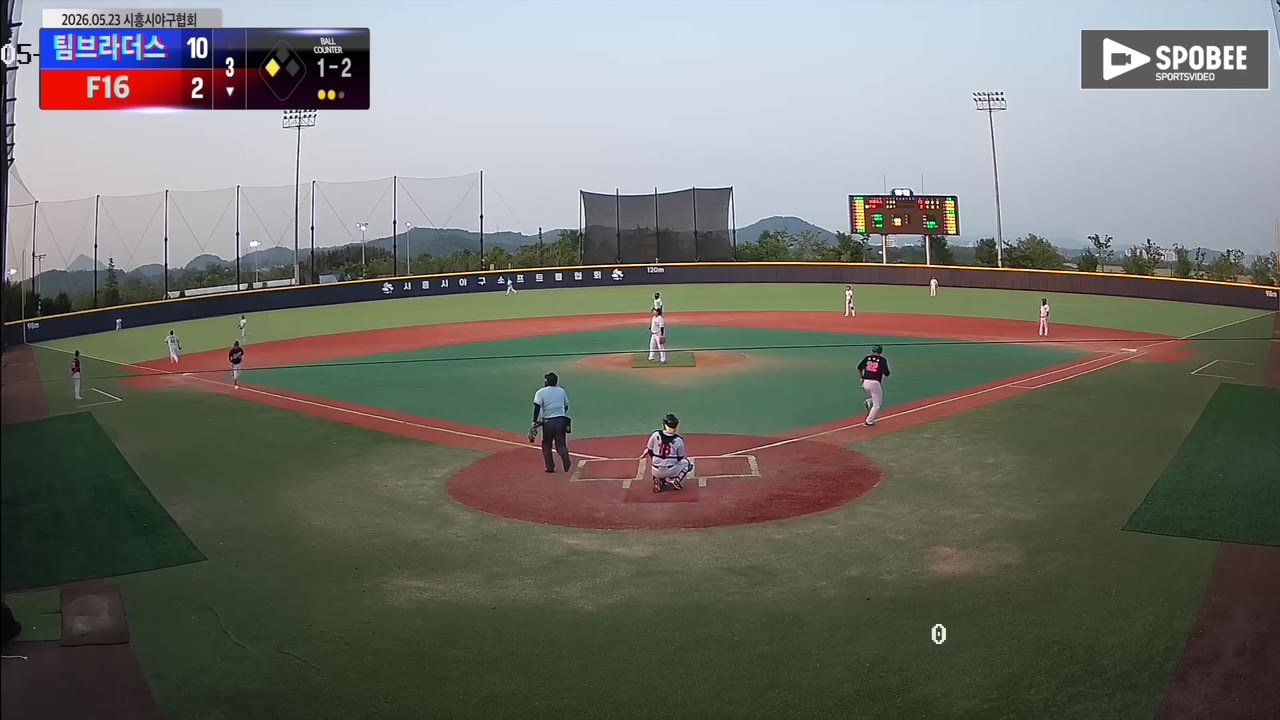 조우진(32번, F16) 1루타 클립 | vs 팀브라더스 | 5/23 (에코피아야구장)