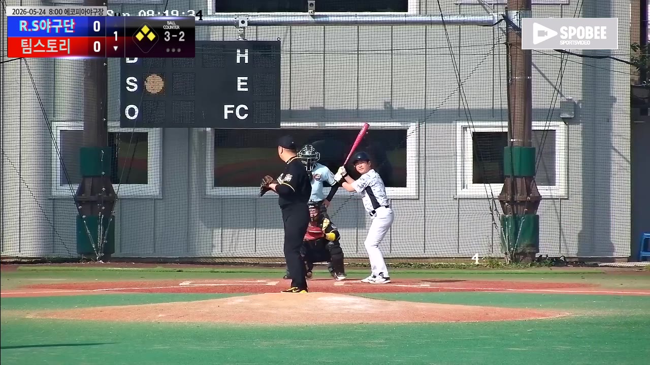 김권일(8번, 팀스토리) 실책 클립 | vs R.S야구단 | 5/24 (에코피아야구장)