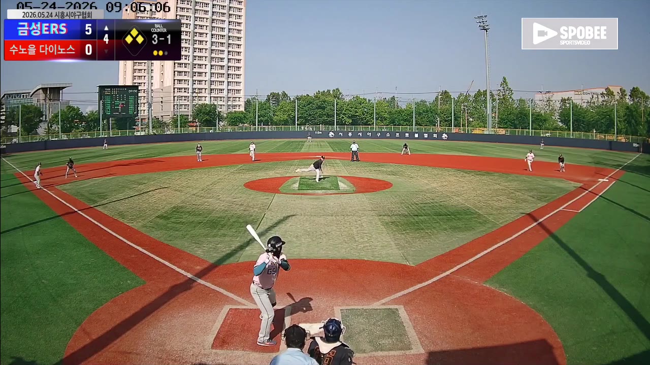 문경민(88번, 금성ERS) 볼넷 클립 | vs 수노을 다이노스 | 5/24 (소망야구장)